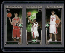 Load image into Gallery viewer, 2003-04 Topps Rookie Matrix #117 / 111 / 112 Hinrich / LeBron James / Milicic
