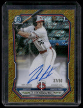 Load image into Gallery viewer, 2026 Bowman Marek Houston Chrome Autographs Gold Shimmer Refractors #/50
