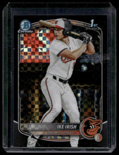 Load image into Gallery viewer, 2025 Bowman Draft #BDC-16 Ike Irish Chrome Black Geometric #/10
