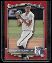 Load image into Gallery viewer, 2025 Bowman Draft #BD-176 Cameron Millar Red Border #/5
