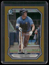 Load image into Gallery viewer, 2026 Bowman #BCP-20 Theo Gillen Chrome Prospects Gold Refractor #/50
