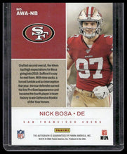 Load image into Gallery viewer, 2022 Panini Prestige #AWA-NB Nick Bosa Award Winners
