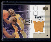 Load image into Gallery viewer, 2003-04 UD Glass Kobe Bryant Clear Cut Winners Jerseys #/350
