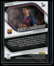 Load image into Gallery viewer, 2025-26 Panini Prizm FIFA #249 Robert Lewandowski Orange Mosaic Prizms #/299
