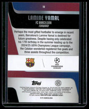 Load image into Gallery viewer, 2025-26 Topps Chrome UEFA Club Competitions #10 Lamine Yamal Raywave Refractor

