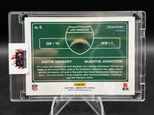Load image into Gallery viewer, 2024 Donruss Optic #6 Justin Herbert / Quentin Johnston Downtown Duos
