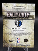 Load image into Gallery viewer, 2025-26 Topps Chrome #BD-21 Cooper Flagg Ball of Duty Refractor
