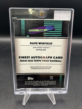 Load image into Gallery viewer, 2026 Finest #FA-DW Dave Winfield Finest Autographs Purple Refractors #/75
