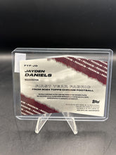 Load image into Gallery viewer, 2024 Topps Chrome #FYF-JD Jayden Daniels First Year Fabric Relics
