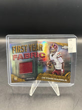 Load image into Gallery viewer, 2024 Topps Chrome #FYF-JD Jayden Daniels First Year Fabric Relics
