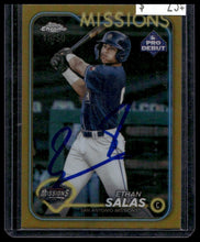 Load image into Gallery viewer, 2024 Topps Pro Debut Ethan Salas Chrome Gold Refractor #/50 In-Person Auto
