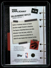 Load image into Gallery viewer, 2025-26 Topps Collin Murray-Boyles New Applicants Autographs Gold Holo Foil #/50
