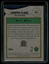 Load image into Gallery viewer, 2025-26 Bowman Cooper Flagg Rookie of the Year Favorites Purple Refractor #/250
