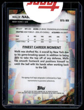 Load image into Gallery viewer, 2024 Finest Malik Nabers Rookie Finest Autographs Gold Geometric Refractor #/50
