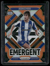 Load image into Gallery viewer, 2025-26 Panini Prizm FIFA #13 Rodrigo Mora Emergent Orange Prizms #/25
