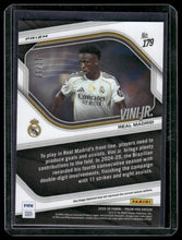 Load image into Gallery viewer, 2025-26 Panini Prizm FIFA #179 Vini Jr. Choice Lotus Flower Prizms #/18
