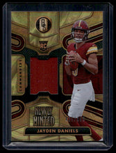 Load image into Gallery viewer, 2024 Panini Gold Standard #NMM-JDS Jayden Daniels Newly Minted #/499
