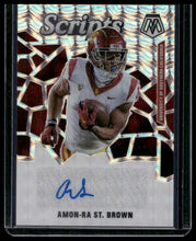 Load image into Gallery viewer, 2021 Panini Mosaic Draft Picks #SM-AR Amon-Ra St. Brown Scripts Mosaic
