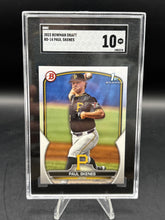 Load image into Gallery viewer, 2023 Bowman Draft #BD-14 Paul Skenes SGC 10
