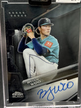 Load image into Gallery viewer, 2024 Topps Chrome Black #CBA-BW Bryan Woo Chrome Black Autographs

