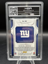 Load image into Gallery viewer, 2019 Chronicles #SA3 Daniel Jones Crown Royale Silhouette Auto #/99 HGA 8.5
