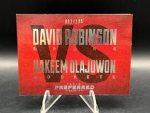Load image into Gallery viewer, 2013-14 Preferred D. Robinson / H. Olajuwon One on One Mem. #/199
