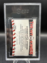 Load image into Gallery viewer, 2022 Leaf Hit Kings Relics Clemente / Mays / Robinson / Colavito #/4
