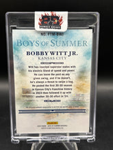Load image into Gallery viewer, 2025 Panini Boys of Summer #FTM-BWJ Bobby Witt Jr. Five Tool Player #/99
