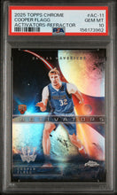 Load image into Gallery viewer, 2025-26 Topps Chrome #AC-11 Cooper Flagg Activators Refractor PSA 10
