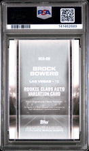 Load image into Gallery viewer, 2024 Topps Signature Class Brock Bowers Rookie Class Auto Variation PSA 10
