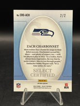 Load image into Gallery viewer, 2023 Select Zach Charbonnet Green &amp; Black Snakeskin Prizm #/2
