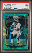 Load image into Gallery viewer, 2020 Panini Prizm #343 Jalen Hurts Prizm Hyper PSA 9 #/175
