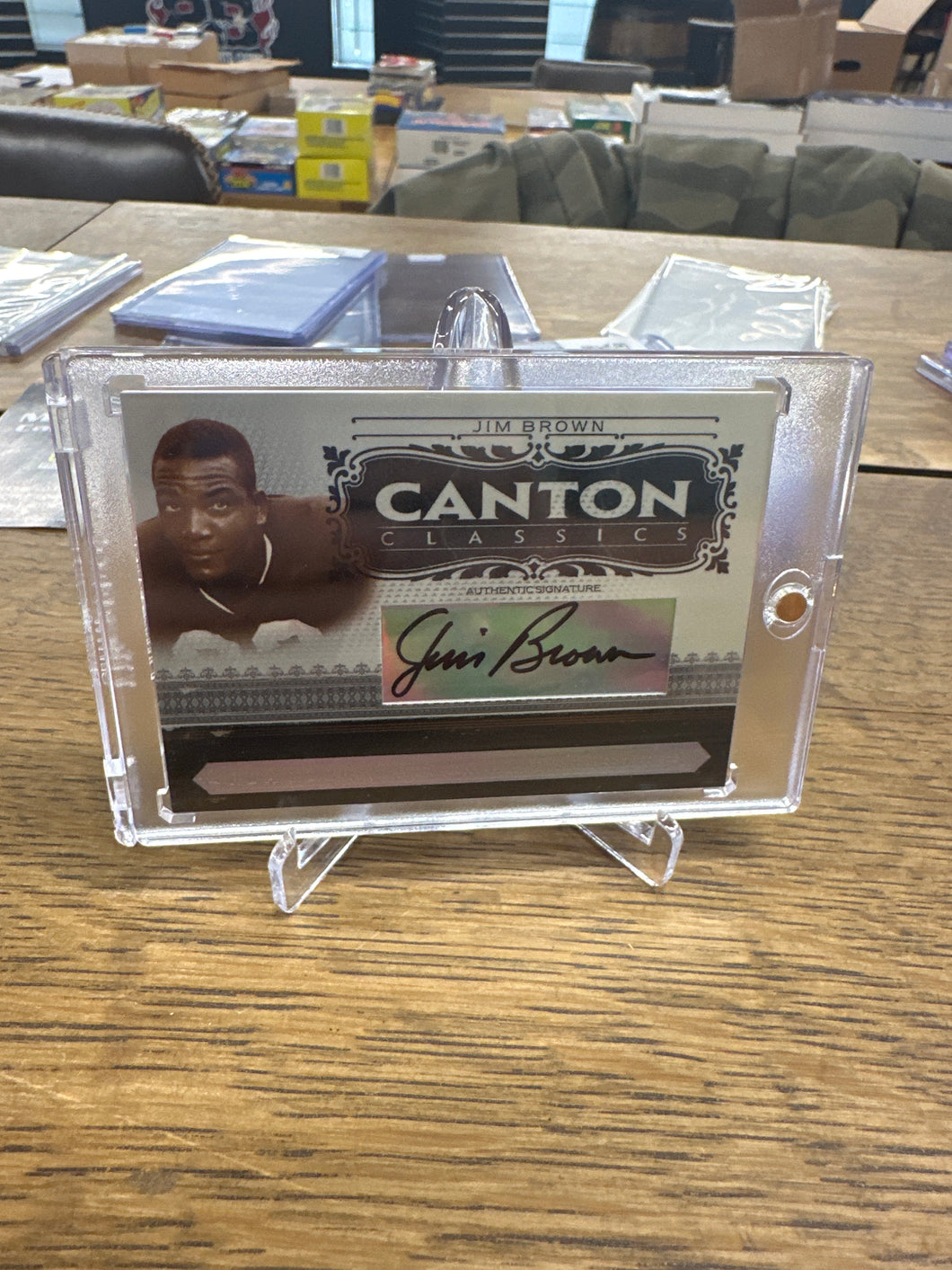 Jim Brown 2006 Panini National Treasures Canton Classics Auto 11/32