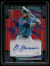 Load image into Gallery viewer, 2026 Finest #FMA-BD Brendan Donovan Finest Mega Autographs Red Mini Diamond #/5
