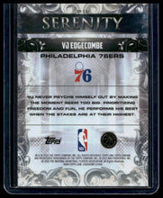 Load image into Gallery viewer, 2025-26 Topps Chrome #SY-13 VJ Edgecombe Serenity Blue Refractor #/150
