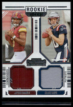 Load image into Gallery viewer, 2024 Panini Contenders Drake Maye, Jayden Daniels Rookie Ticket Dual Swatches
