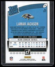 Load image into Gallery viewer, 2018 Donruss #317 Lamar Jackson
