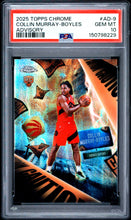 Load image into Gallery viewer, 2025-26 Topps Chrome #AD-9 Collin Murray-Boyles Advisory PSA 10
