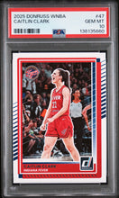 Load image into Gallery viewer, 2025 Donruss WNBA #47 Caitlin Clark PSA 10

