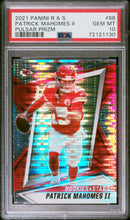 Load image into Gallery viewer, 2021 Panini Rookies &amp; Stars #68 Patrick Mahomes Ii Pulsar Prizm PSA 10
