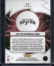 Load image into Gallery viewer, 2023-24 Panini Mosaic #8 Victor Wembanyama Thunder Road Mosaic
