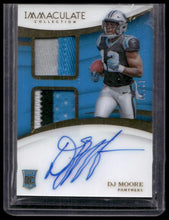 Load image into Gallery viewer, 2018 Panini Immaculate Coll. DJ Moore Immaculate Signature Patches Rookie #/99

