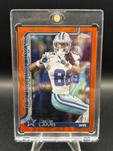 Load image into Gallery viewer, 2025 Topps Chrome #76 CeeDee Lamb Orange Lava Refractor #/25

