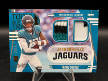 Load image into Gallery viewer, 2025 Panini Absolute #TTD-THU Travis Hunter Tools of the Trade Double Prime #/49

