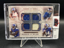 Load image into Gallery viewer, 2014 Topps Museum Collection Odell Beckham Jr.Eli Manning Quad Relics #/99
