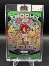 Load image into Gallery viewer, 2025 Panini Ohio State University #TH-1 Jeremiah Smith Trophy Hunting Neon Green
