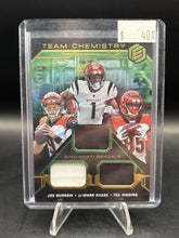 Load image into Gallery viewer, 2021 Elements Ja'Marr Chase / Tee Higgins / Joe Burrow Team Chemistry #/75

