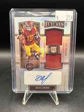 Load image into Gallery viewer, 2022 Panini Legacy Drake London Futures Dual Patch Autographs Silver #/199
