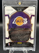 Load image into Gallery viewer, 2022-23 Panini Select #26 LeBron James Red Prizms #/199
