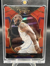 Load image into Gallery viewer, 2022-23 Panini Select #26 LeBron James Red Prizms #/199
